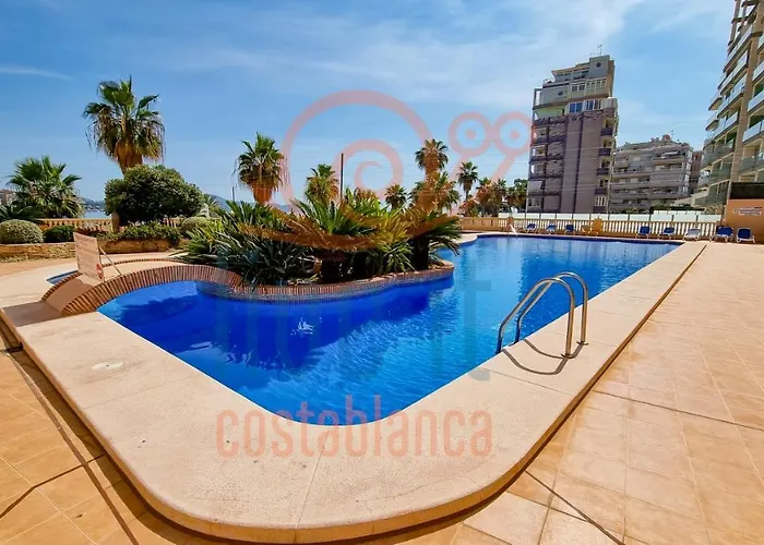 Fossa. Primera Linea De Playa. Calpe. Live It Costablanca 公寓 卡尔佩